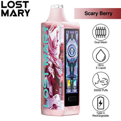 LOST MARY MO20000 PUFFS DISPOSABLE 5CT/BX