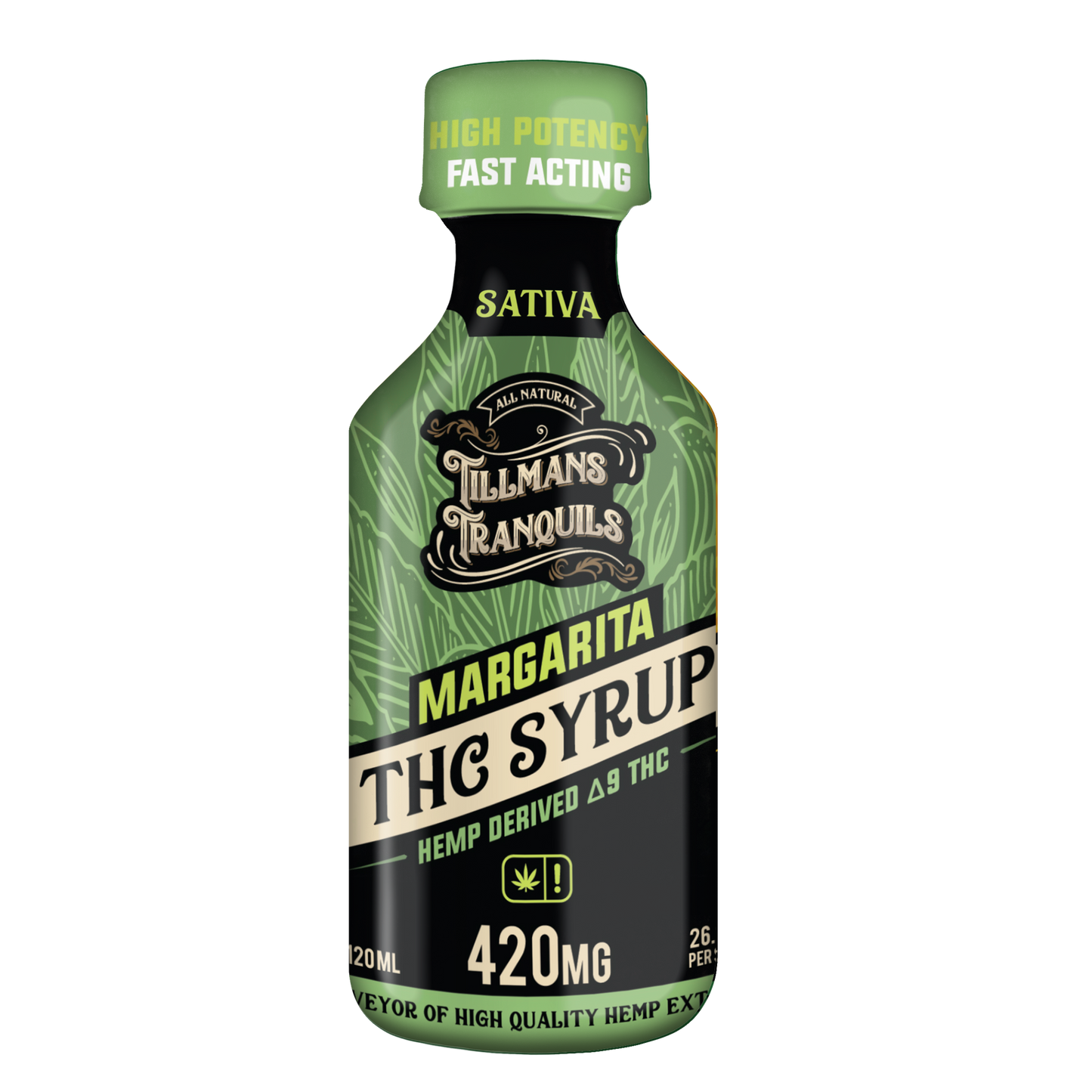 TILLMANS TRANQUILS THC SYRUP 420MG