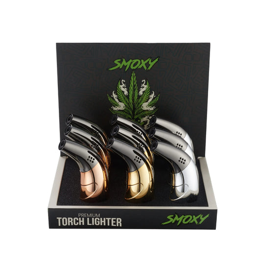 SMOXY PREMIUM TORCH CURVE LIGHTERS 09CT/BX(ST 101)