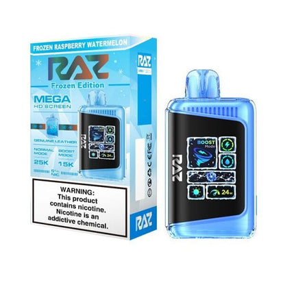 RAZ 25000 PUFFS DISPOSABLE VAPE 5CT/BX
