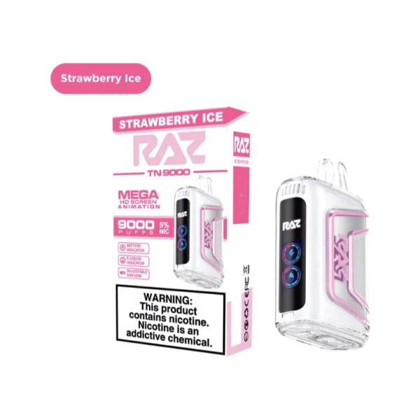 RAZ TN 9000PUFFS DISPOSABLE 5CT/BX