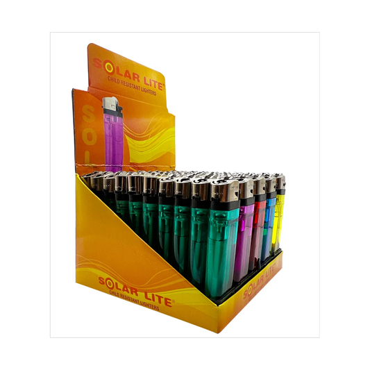 SOLAR LITE CHILD RESISTANT LIGHTERS 50CT