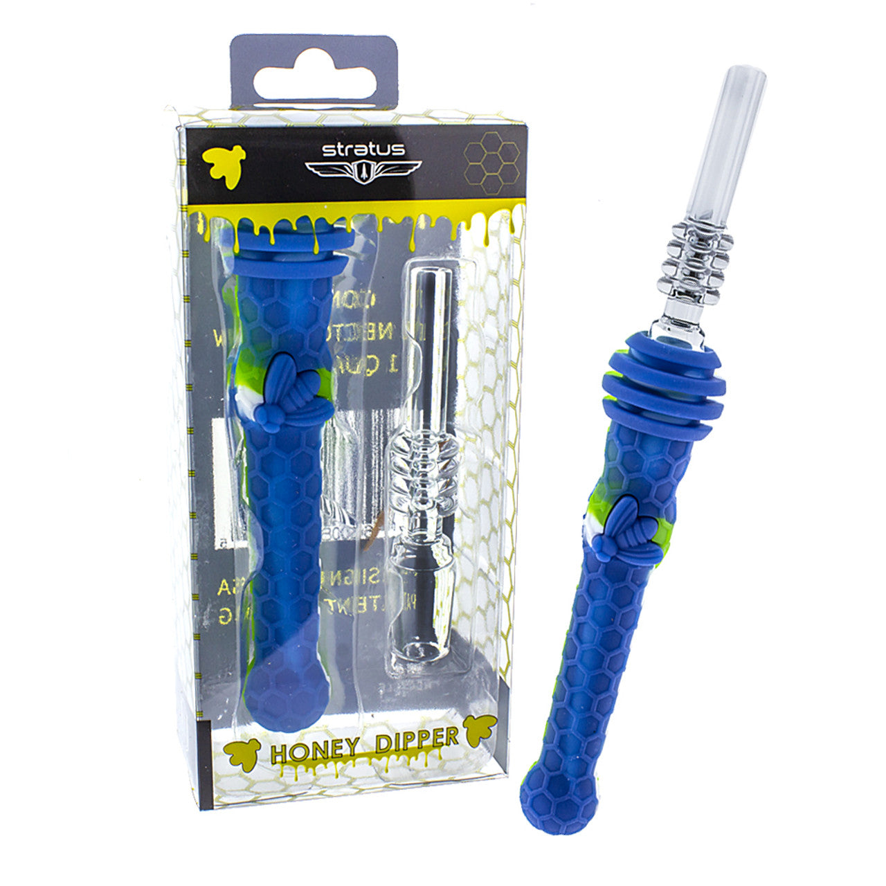 STRATUS HONEY DIPPER SILICONE PIPE 1CT(885)