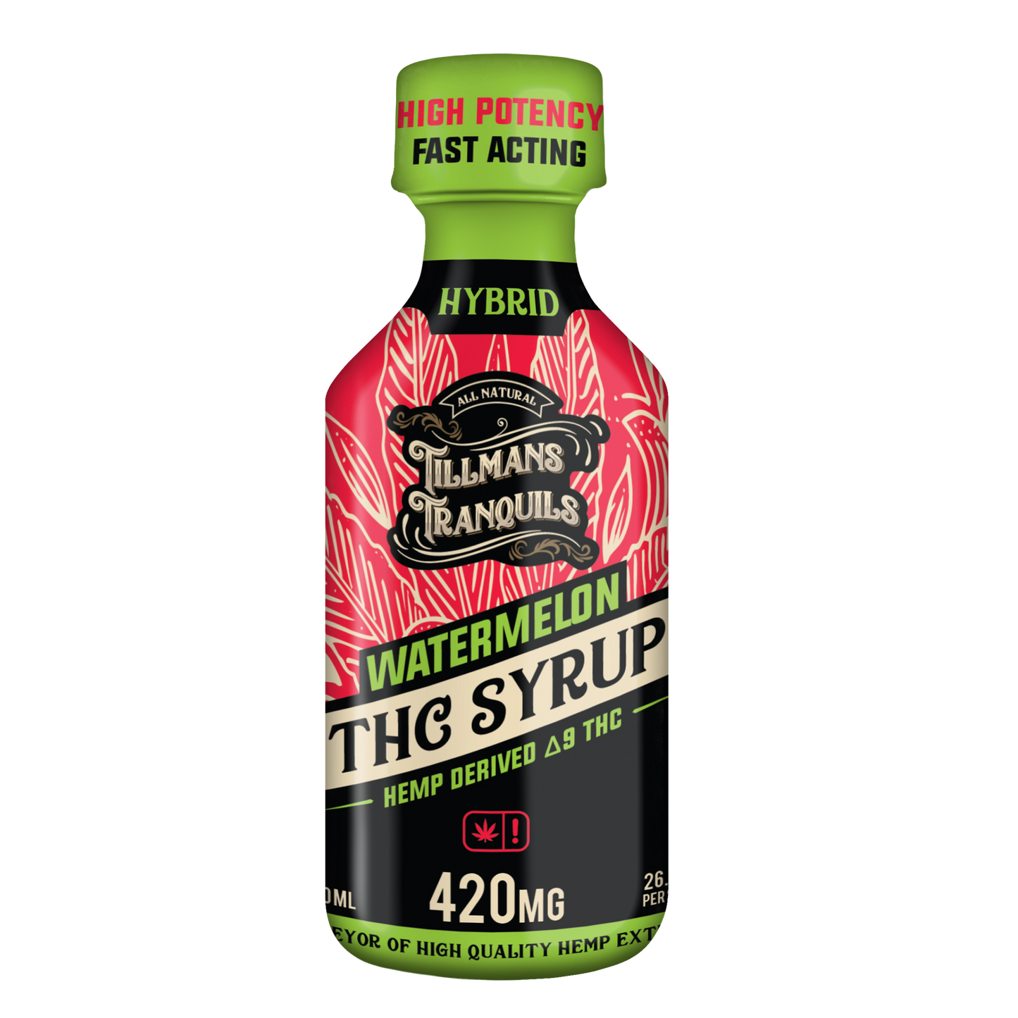 TILLMANS TRANQUILS THC SYRUP 420MG